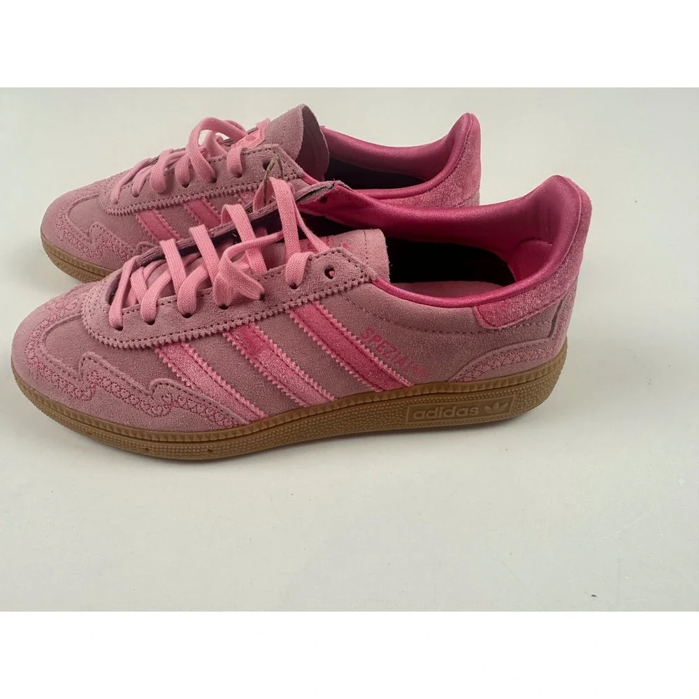 Adidas Sneakers Handball Spezial J Pink Suede Heart 5 Suede NWT